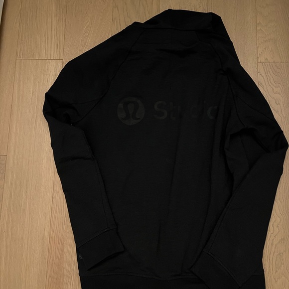 Lululemon city sweat pullover hoodie, size small, black, NWT - Picture 4 of 4